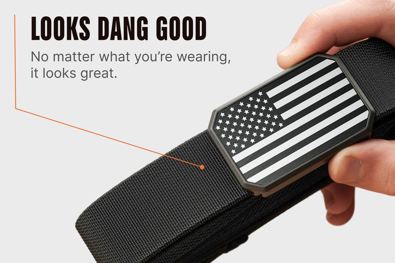 Hero Flag Groove Belt Black/Deep Stone