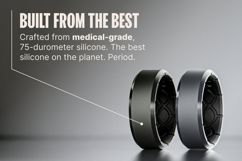 Zeus Cream White Thin Ring
