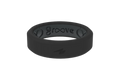 Zeus Midnight Black Thin Ring